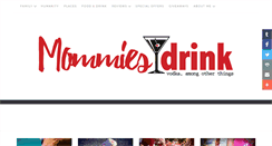 Desktop Screenshot of mommiesdrink.com